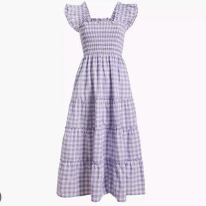 Hill House Ellie, Lilac Clip Dot Check, Small